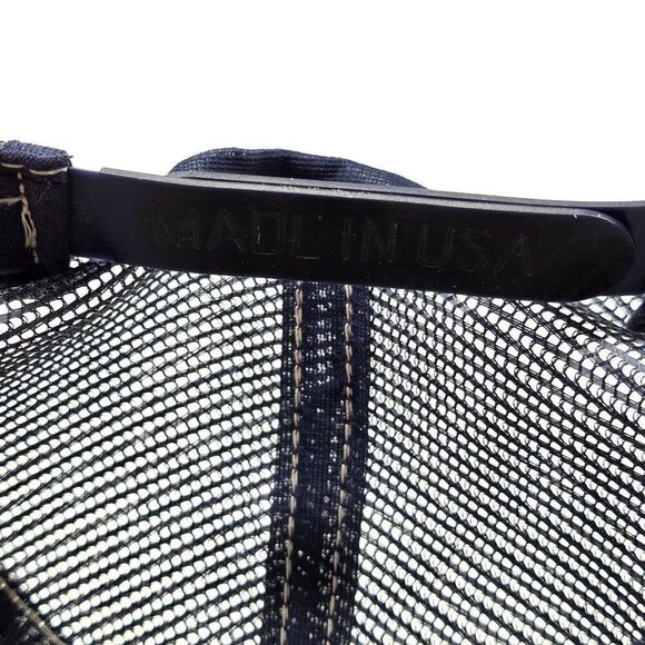 BUTLER AVIATION SEATTLE WASHINGTON NAVY BLUE TRUCKER HAT CAP VINTAGE SNAPBACK - Picture 5 of 6